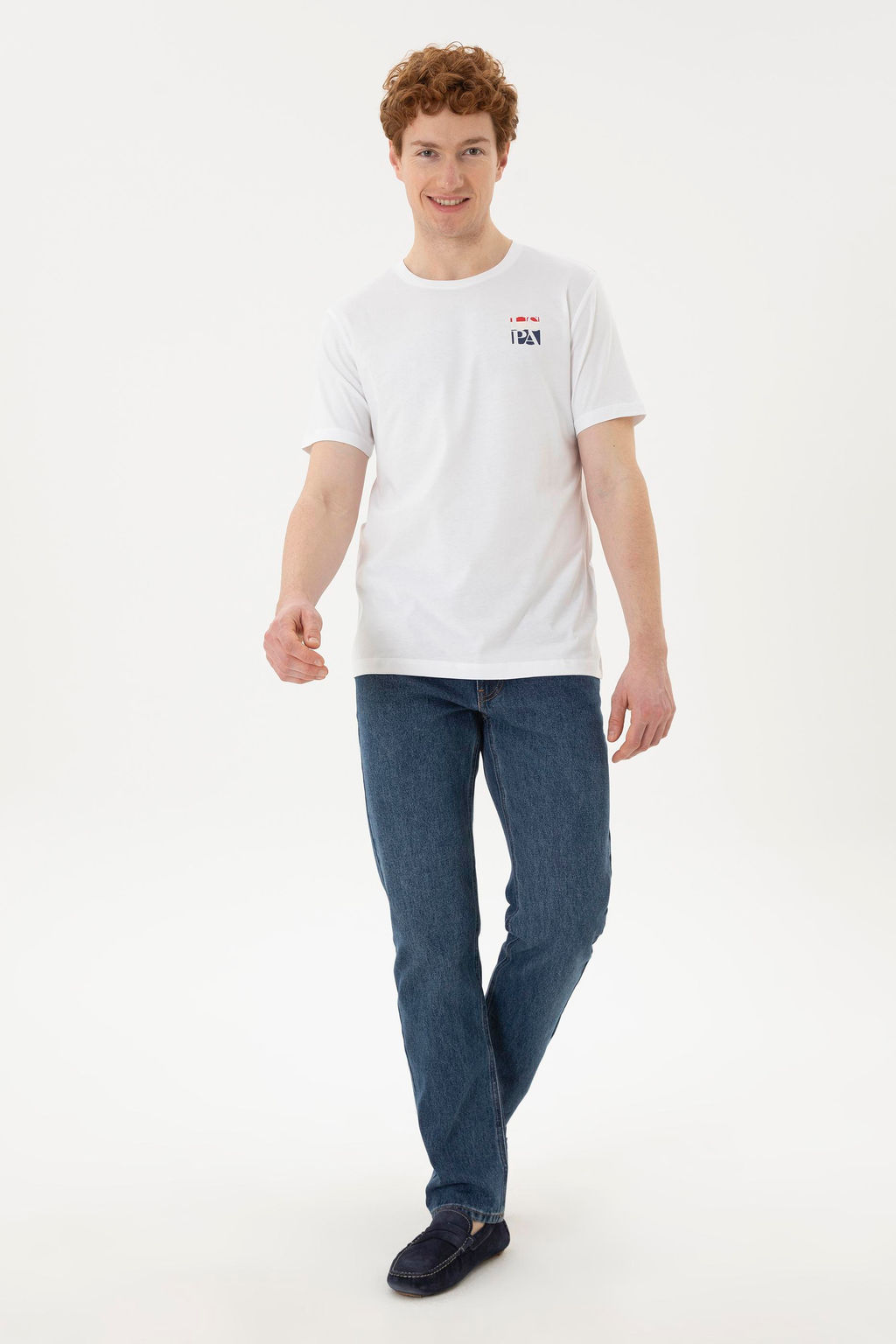 Футболка U.S. Polo Assn белая из хлопка  фото 11