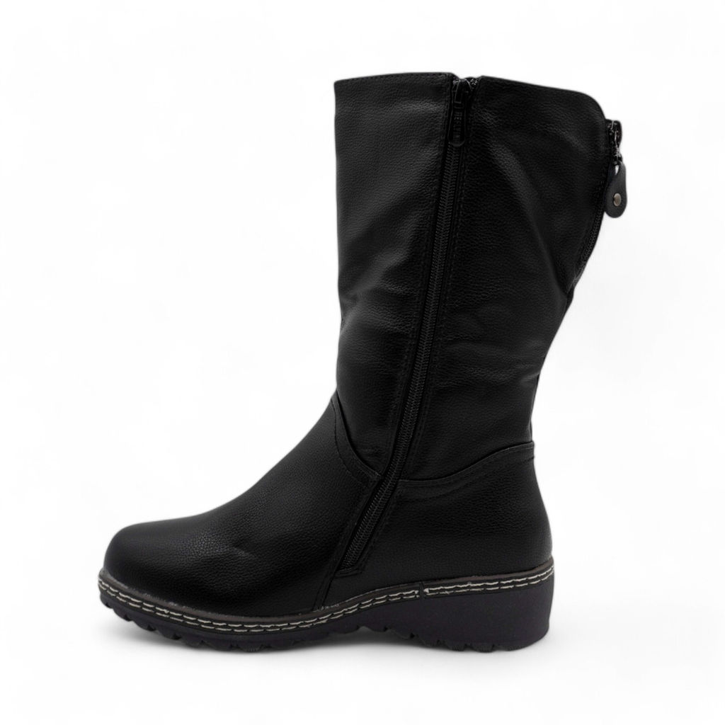 Зимние женские сапоги Н3582-1 черные - Sport фото 4