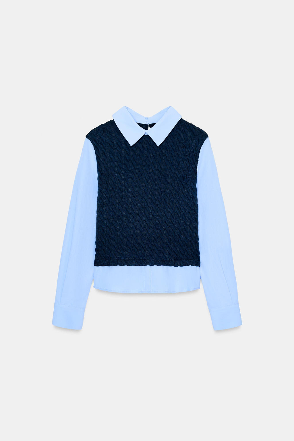 CONTRAST POPLIN SHIRT - Zara фото 16
