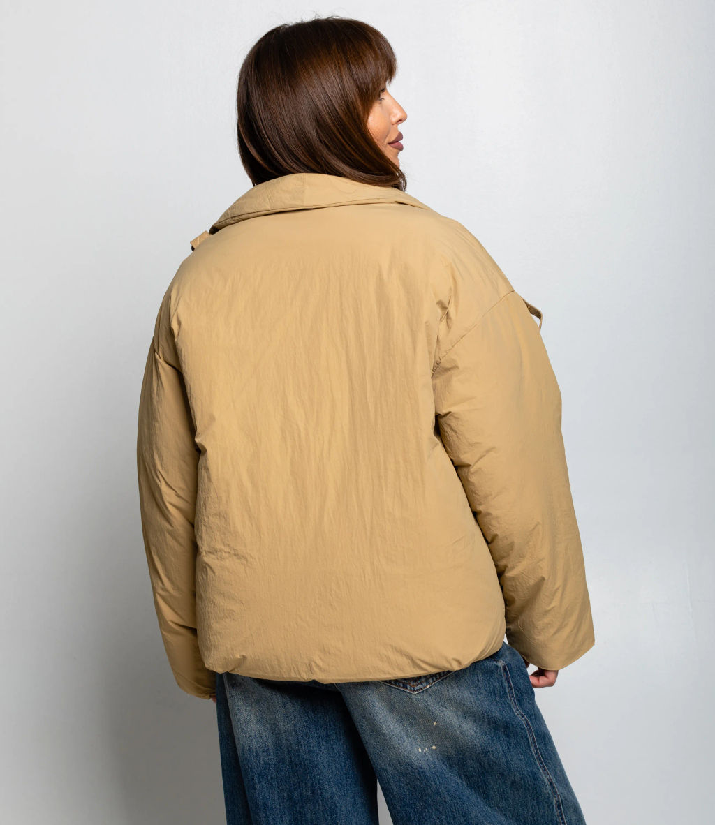 Куртка #КТ8601 (2), бежевый - Dommod фото 3