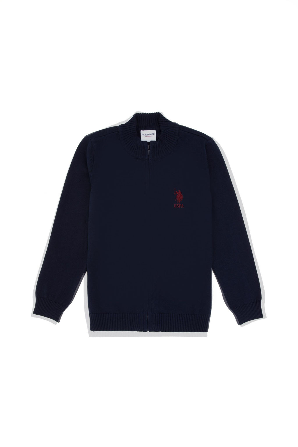 Темно-синий трикотажный кардиган для мальчика Неожиданная скидка в корзине - U.s. polo assn фото 2