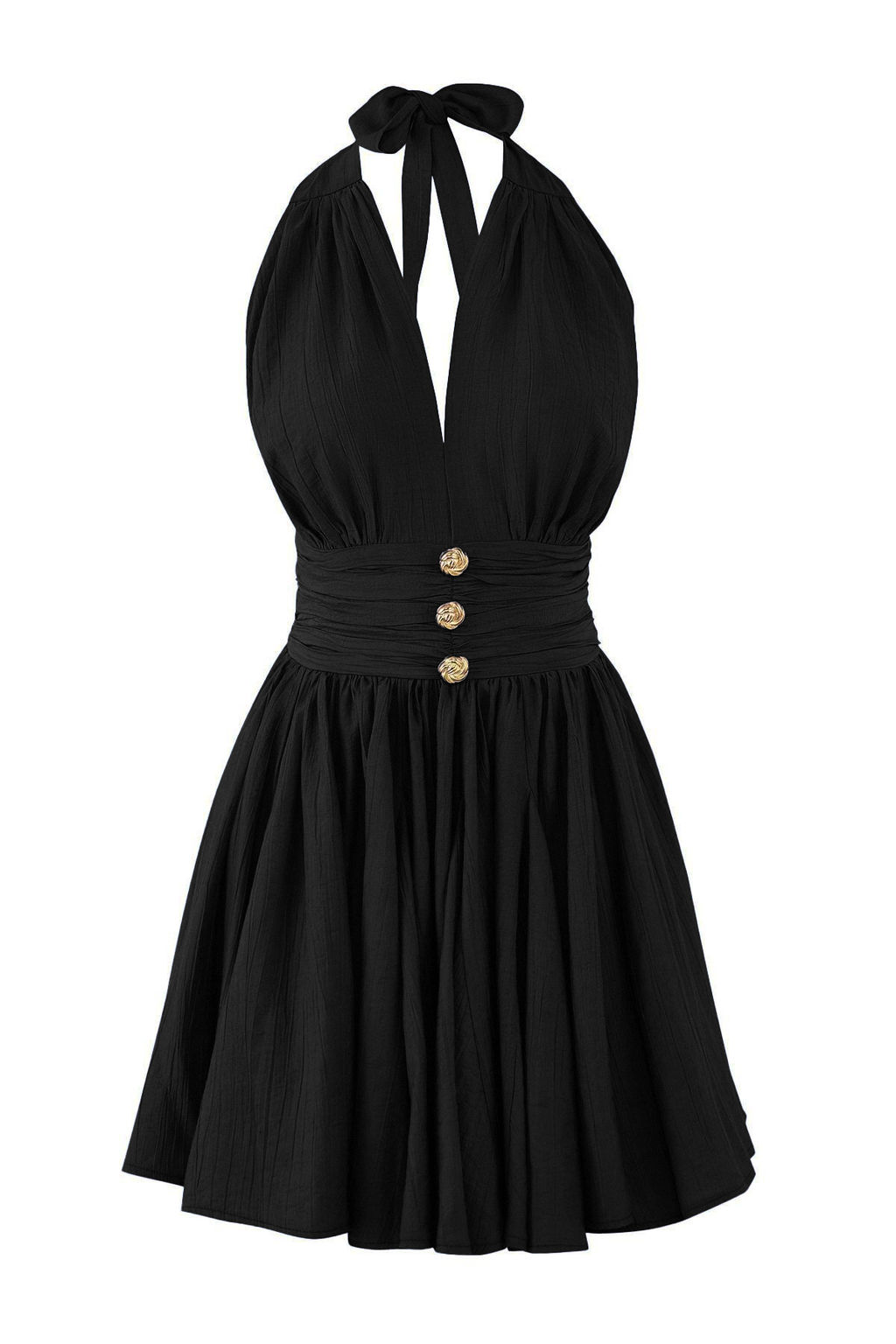 Mavi Belden Ac?lan/Skater Dusme Detayl? Sifon K?sa/Mini Elbise TPRSS25EL00319 - Trendyolmilla фото 5