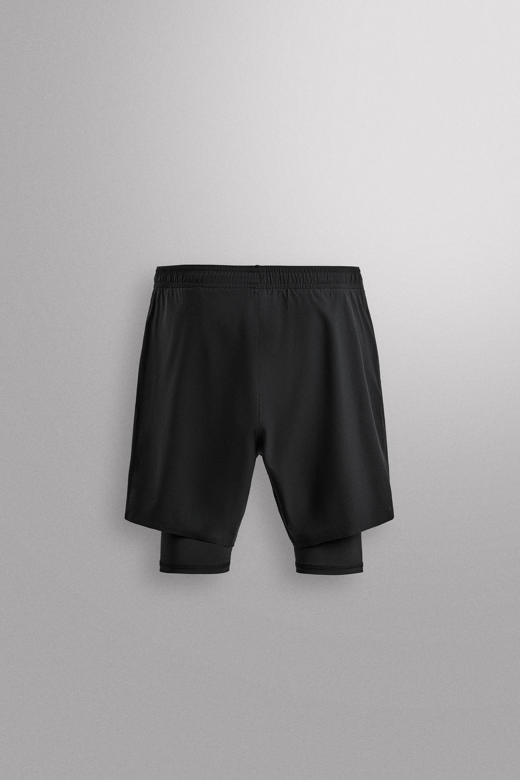 PANTALONES CORTOS ENTRENAMIENTO 2 EN 1 B?SICOS / Negro - Zara фото 21