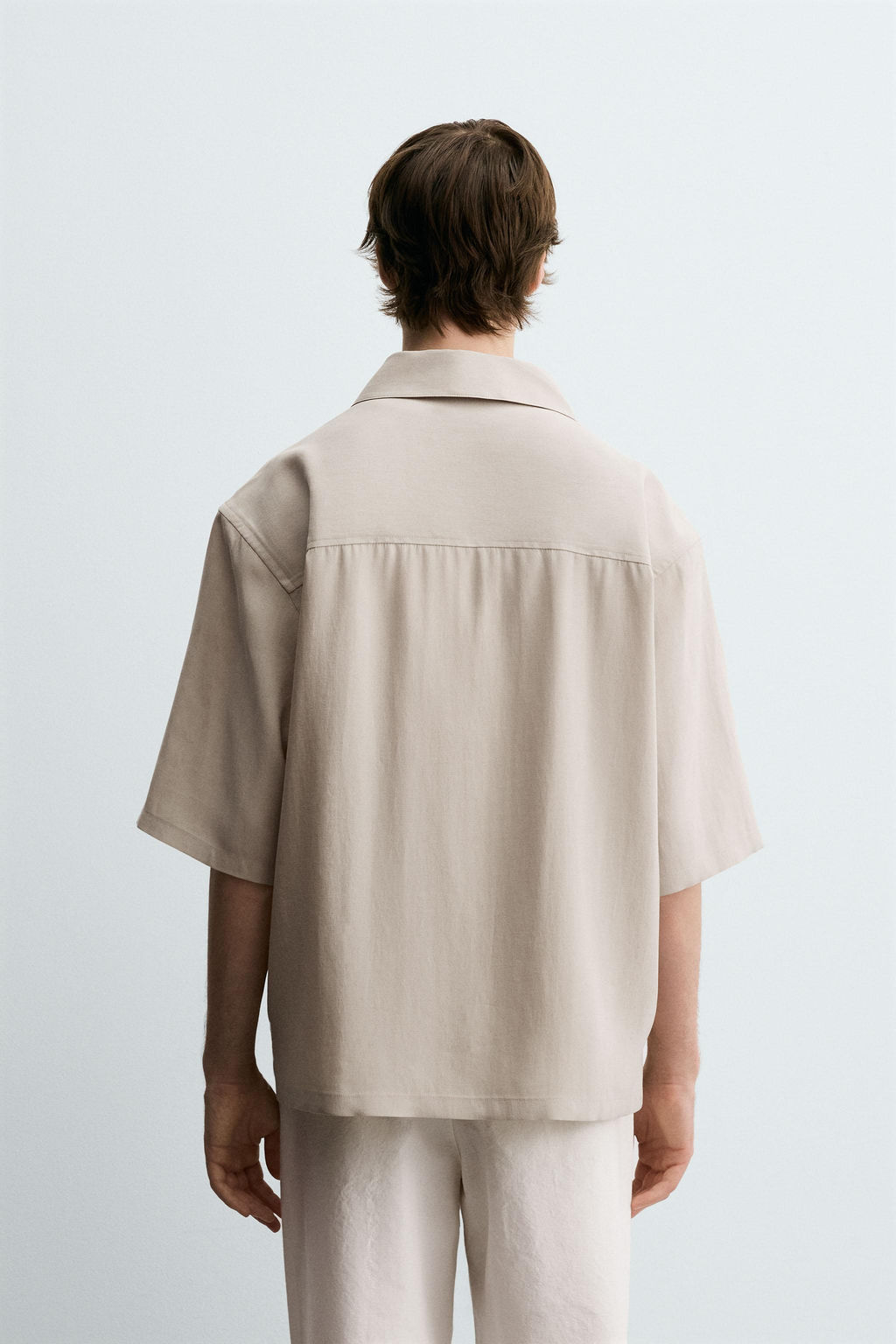 RELAXED FIT FLOWING SHIRT - Zara фото 3