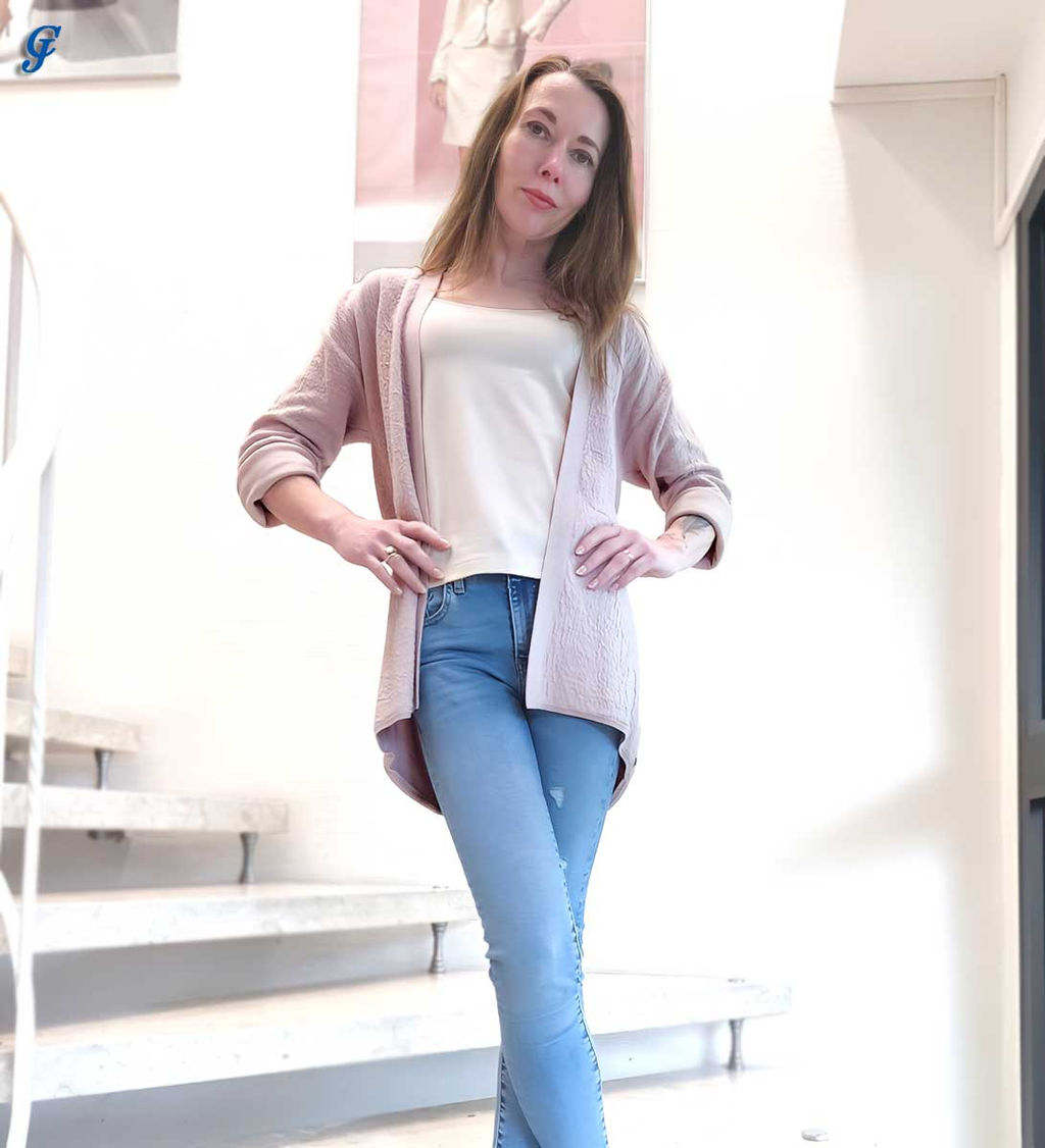 Топ, светло-бежевый - Ashley brooke фото 4