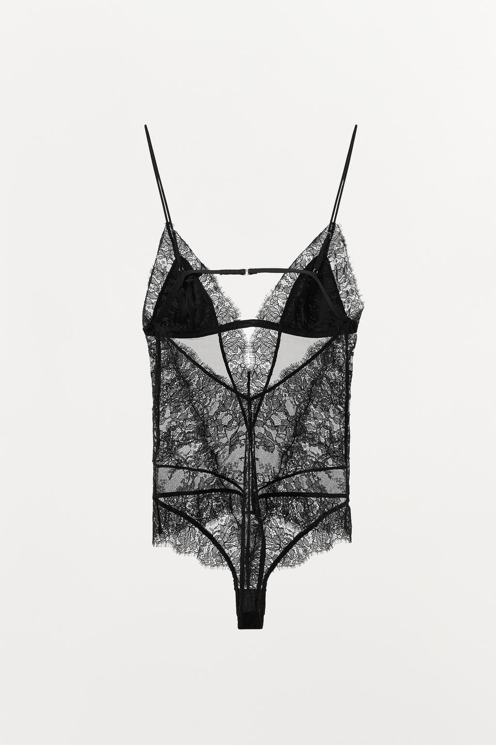 COMBINED LACE BODYSUIT - Zara фото 6
