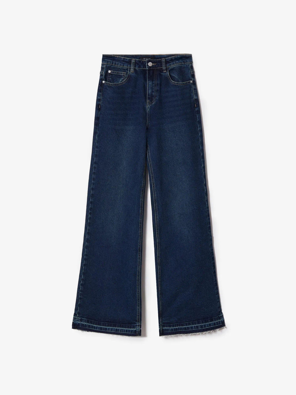 ЕМКА / Плотные тёмно-синие джинсы  Flare Leg 379 - Emka фото 5