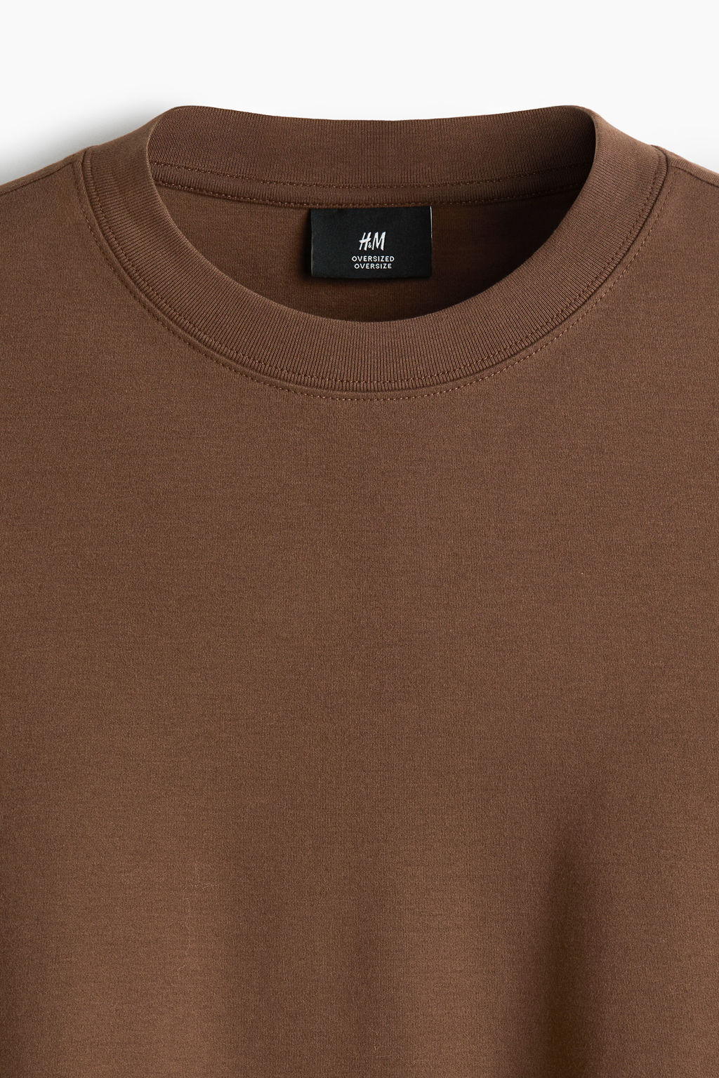 Camiseta interlock Oversized Fit - H&m фото 9