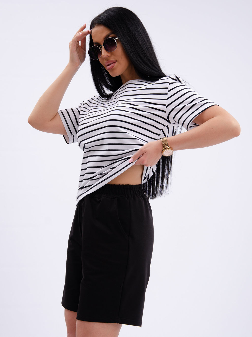 Костюм "Океан 4" чёрный, трикотаж