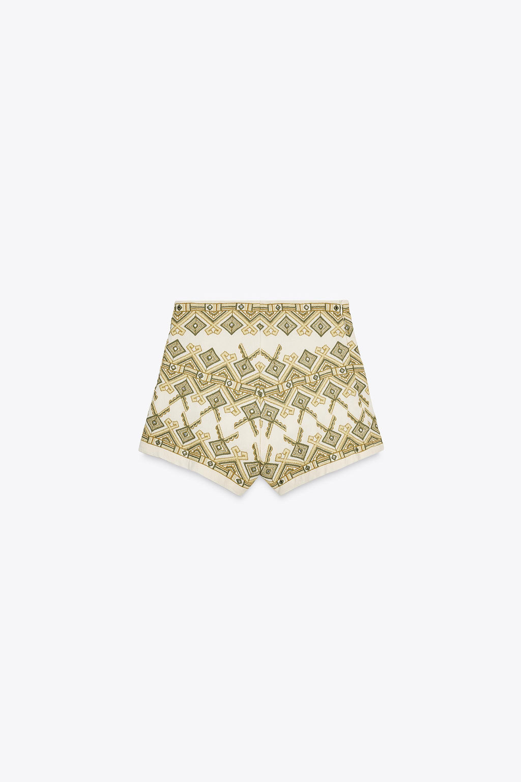 EMBROIDERED MIRROR BERMUDA SHORTS - Zara фото 15