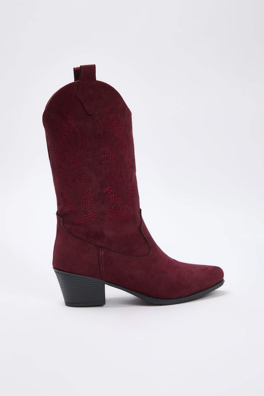 Vizon Suet Nak?sl? Sivri Burun Blok Topuklu Kad?n Kovboy BotTAKAW26BO00047 - Trendyolmilla фото 9