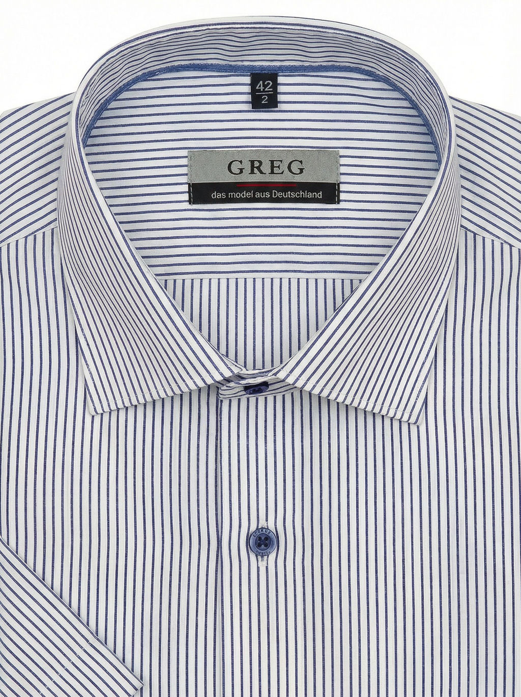 Сорочка мужская короткий рукав GREG 121/109/7489/1p