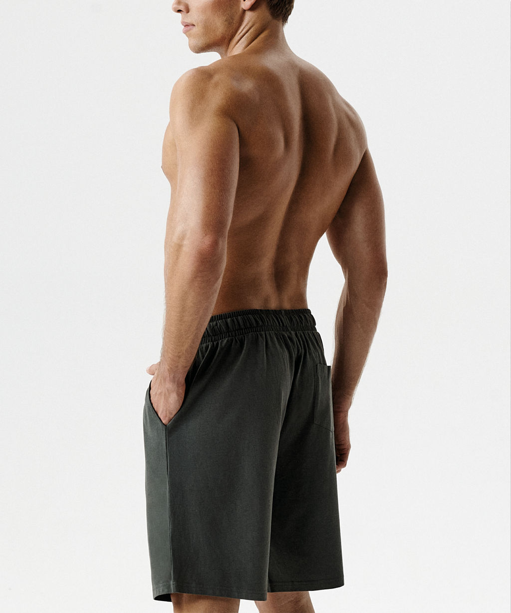 ATLANTIC NMB-039 Пижамные шорты мужские Plain Shorts хаки