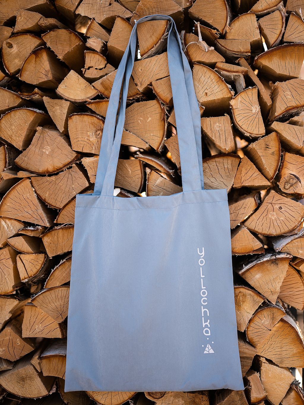 Сумка-шоппер Лето голубой - Yollochka фото 2