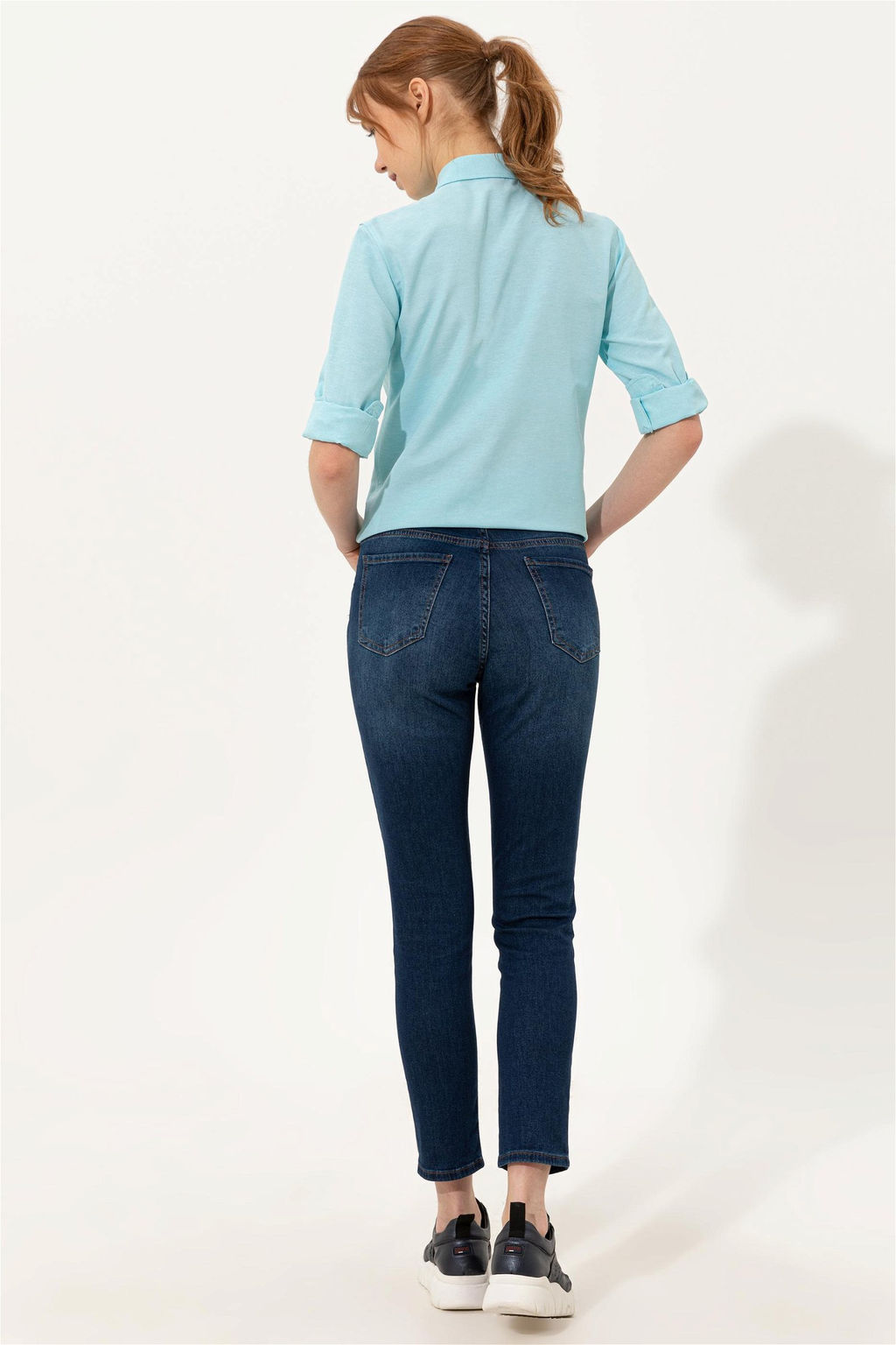 Женские синие джинсовые брюки Неожиданная скидка в корзине - U.s. polo assn фото 4