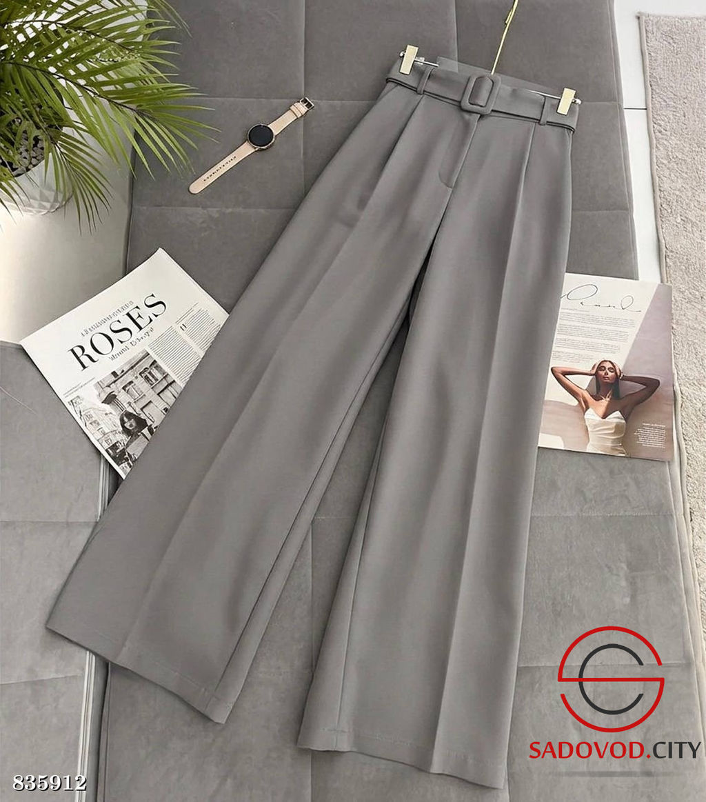 Брюки клеш с высокой посадкой