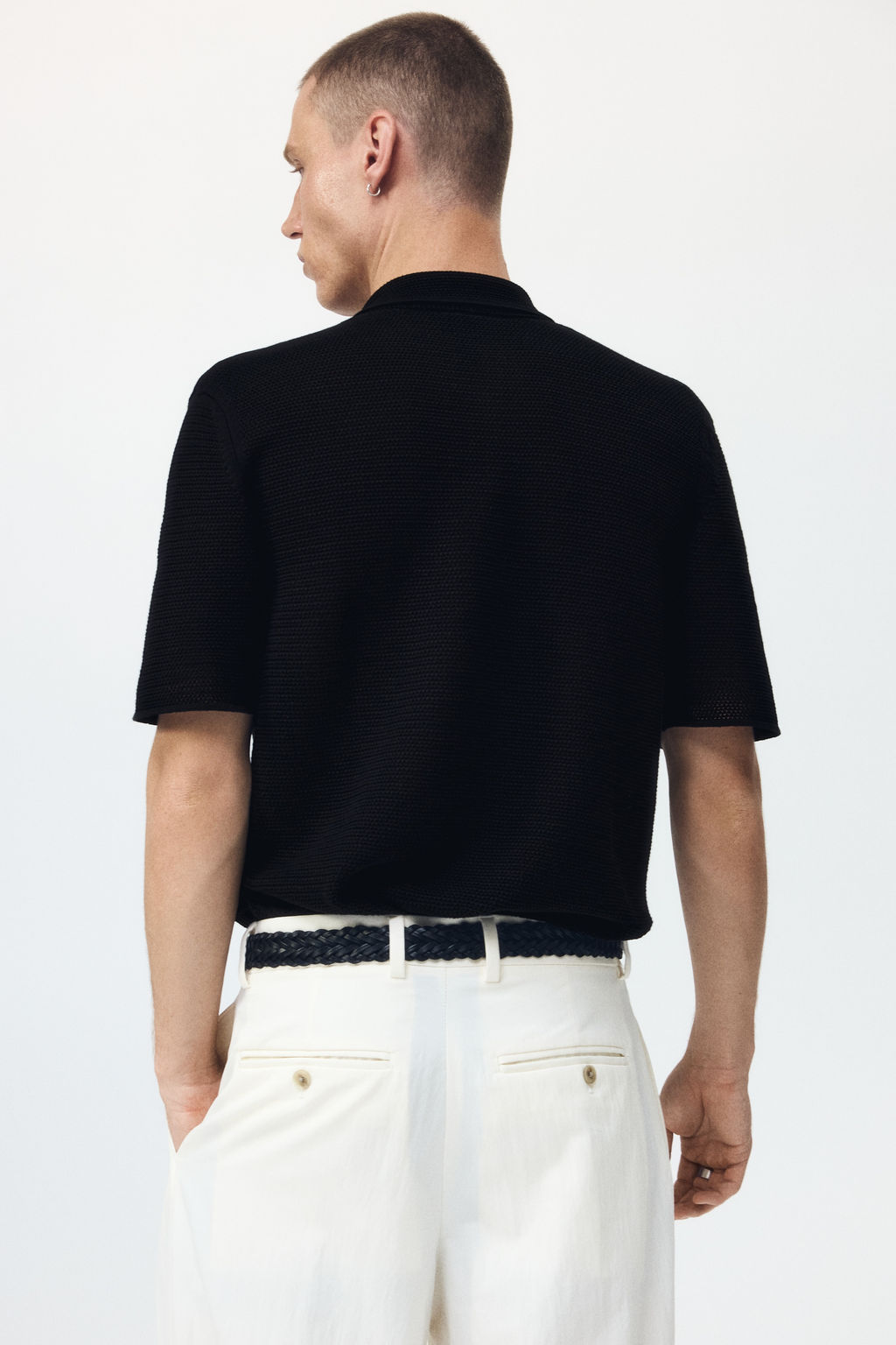 Camisa en punto calado Regular Fit - H&m фото 8