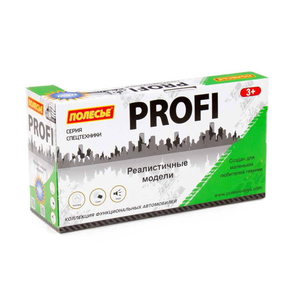 Профи, автомобиль с цистерной инерционный ( со светом и звуком) (зелёный) (в коробке) - Полесье фото 12