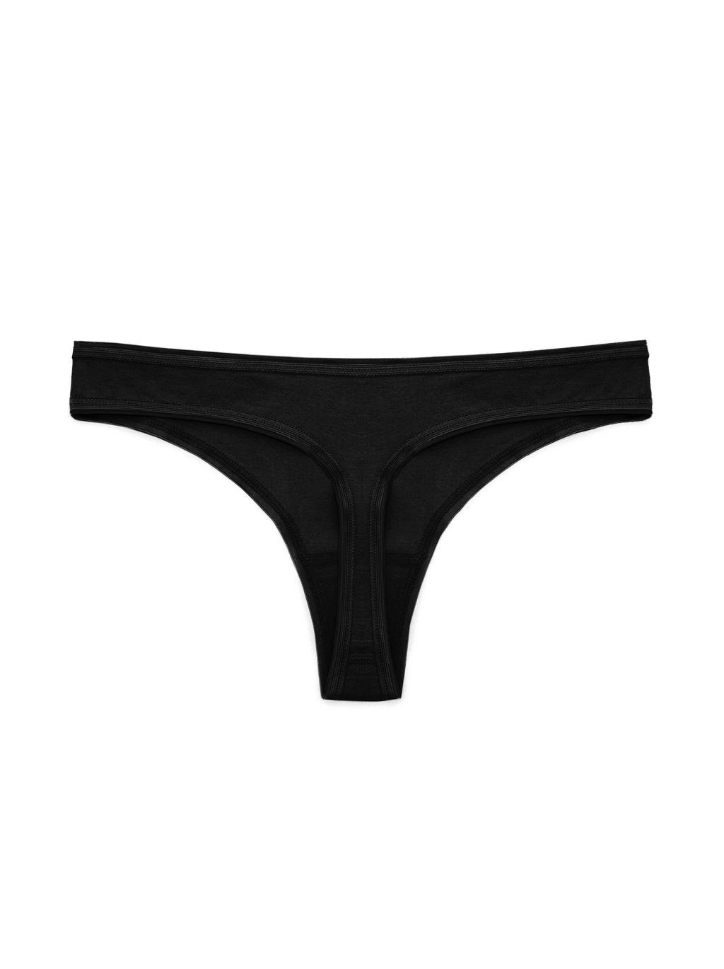 CONTE Трусы стринг BASIC COLLECTION LST 2000 (zip-lock) black - Conte elegant фото 4