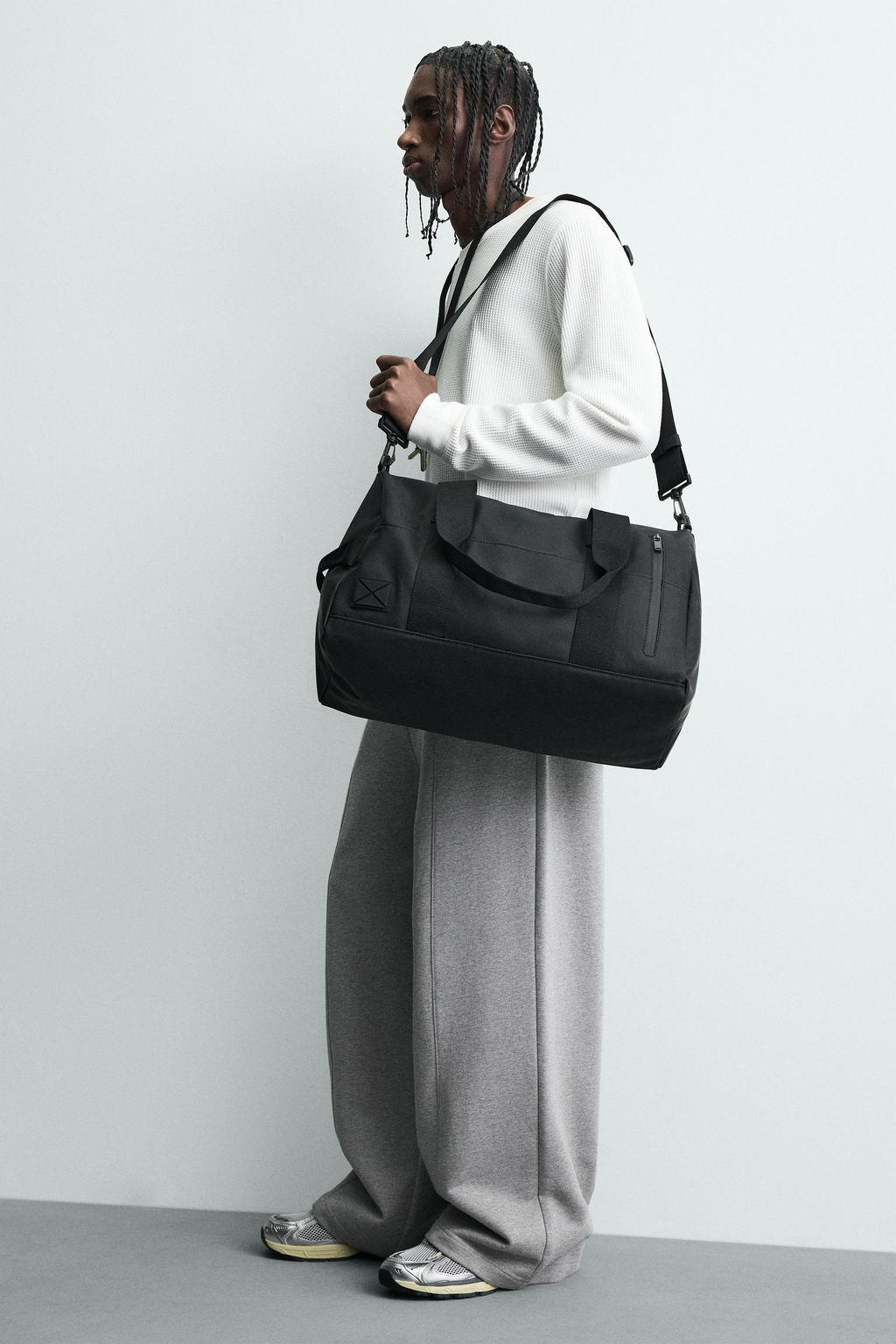 TEXTURED TRAVEL BAG - Zara фото 9