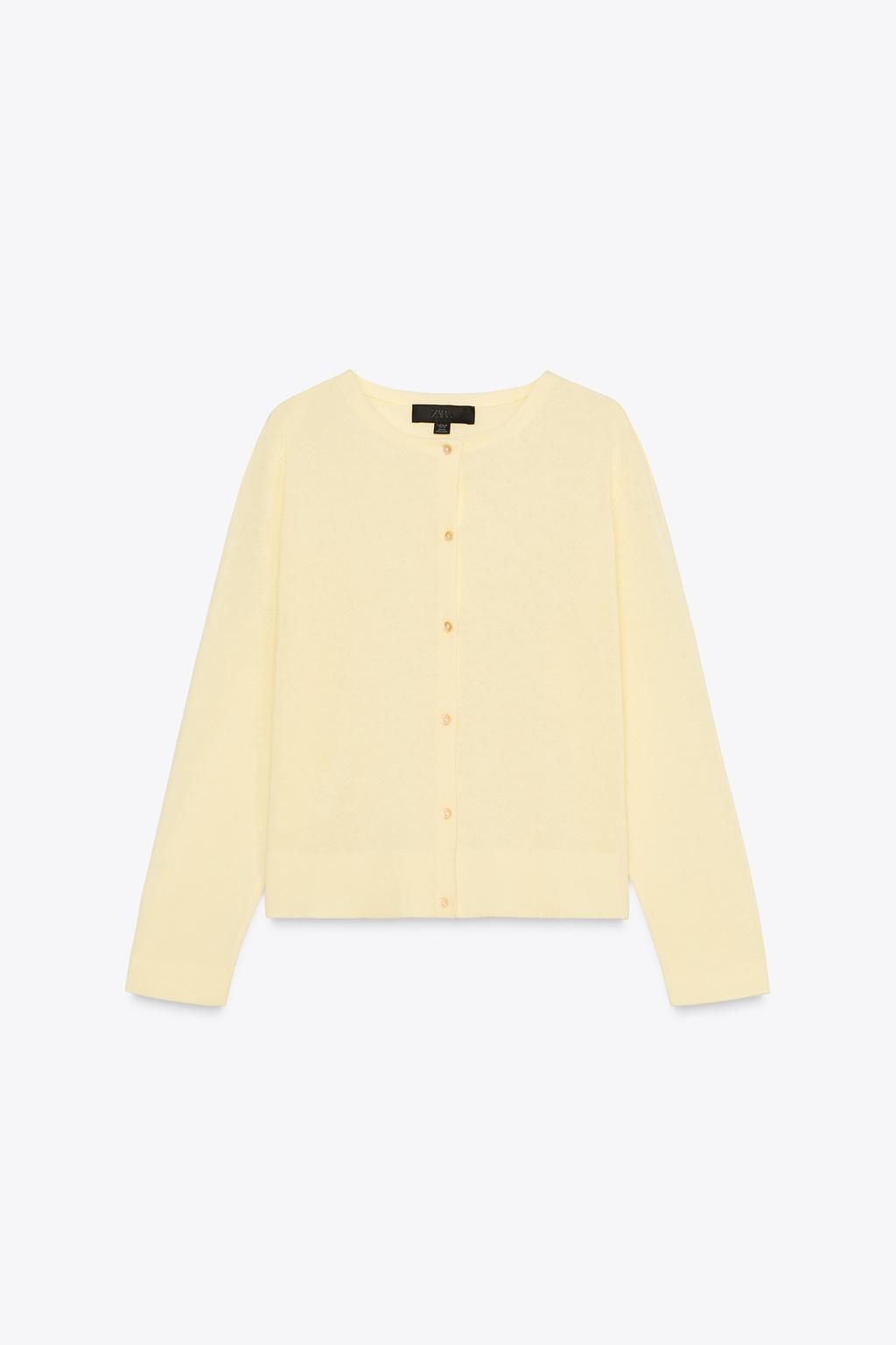 PLAIN KNIT CARDIGAN - Zara фото 4