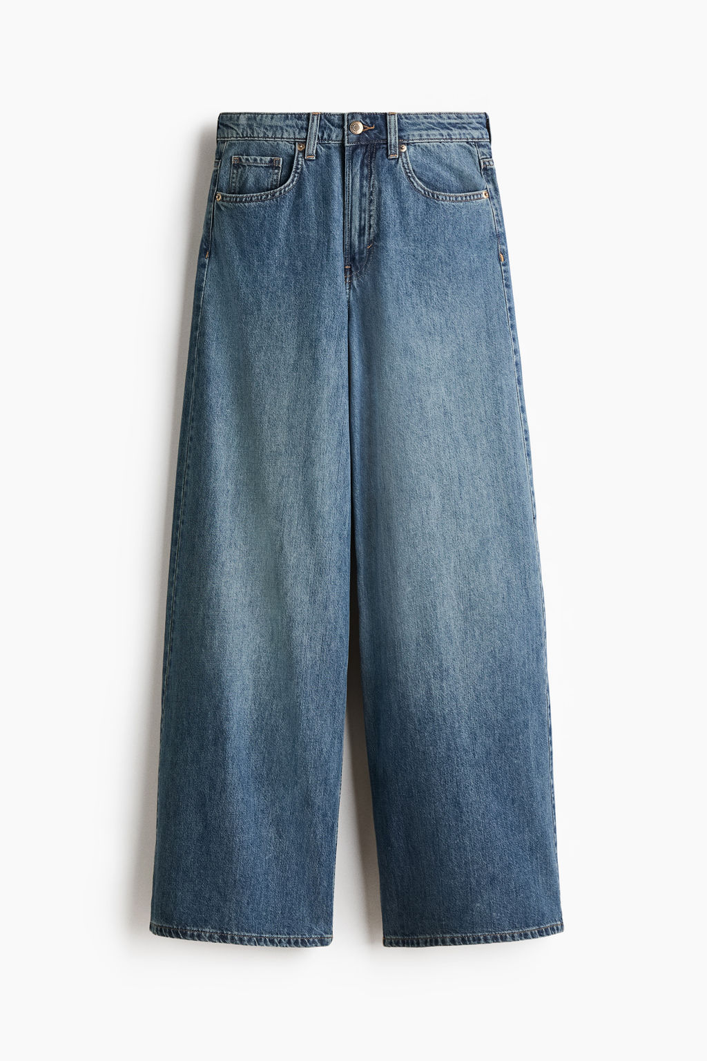 Wide High Waist Jeans - H&m фото 5