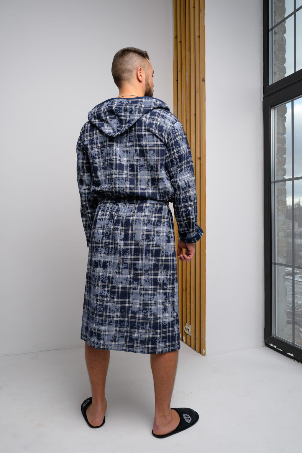 ФЛАНЕЛЬ 100% ХЛОПОК Халат домашний - Новый лен фото 3