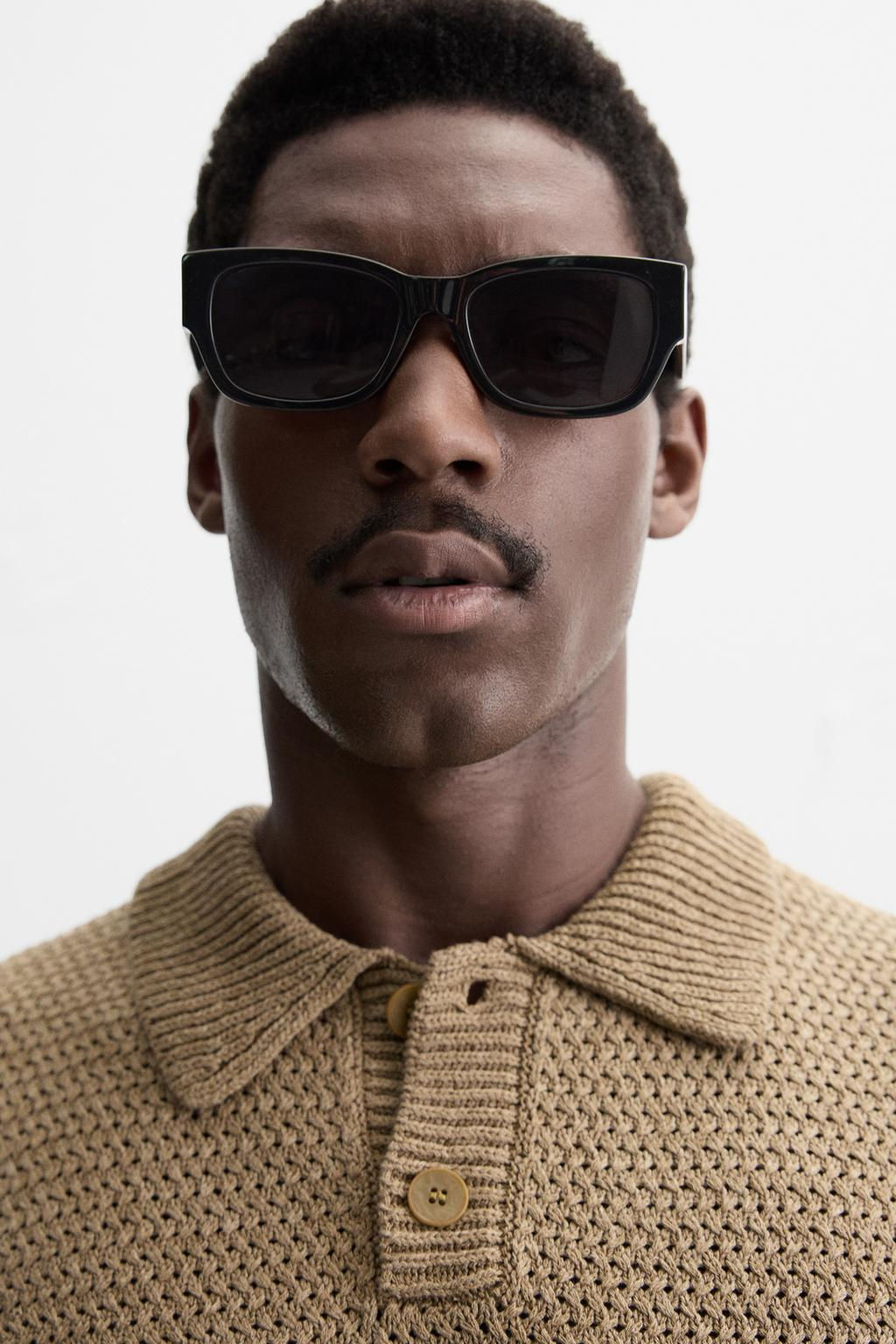 CROCHET KNIT POLO SHIRT - Zara фото 5