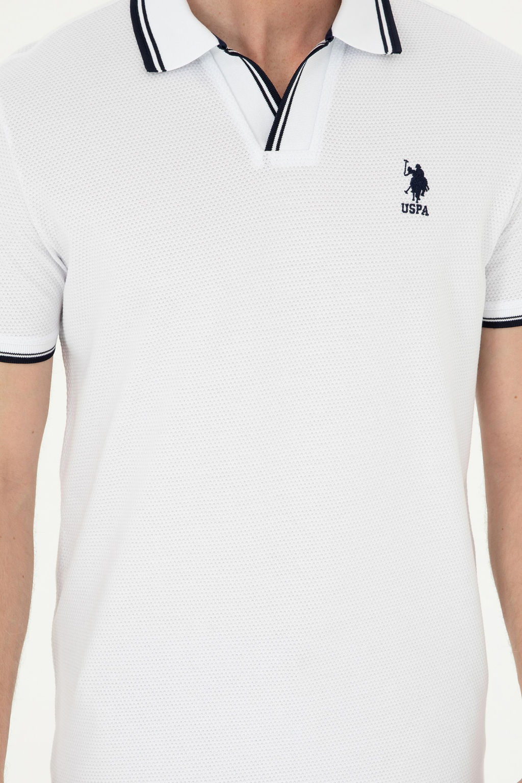 Мужская белая футболка Неожиданная скидка в корзине - U.s. polo assn фото 13