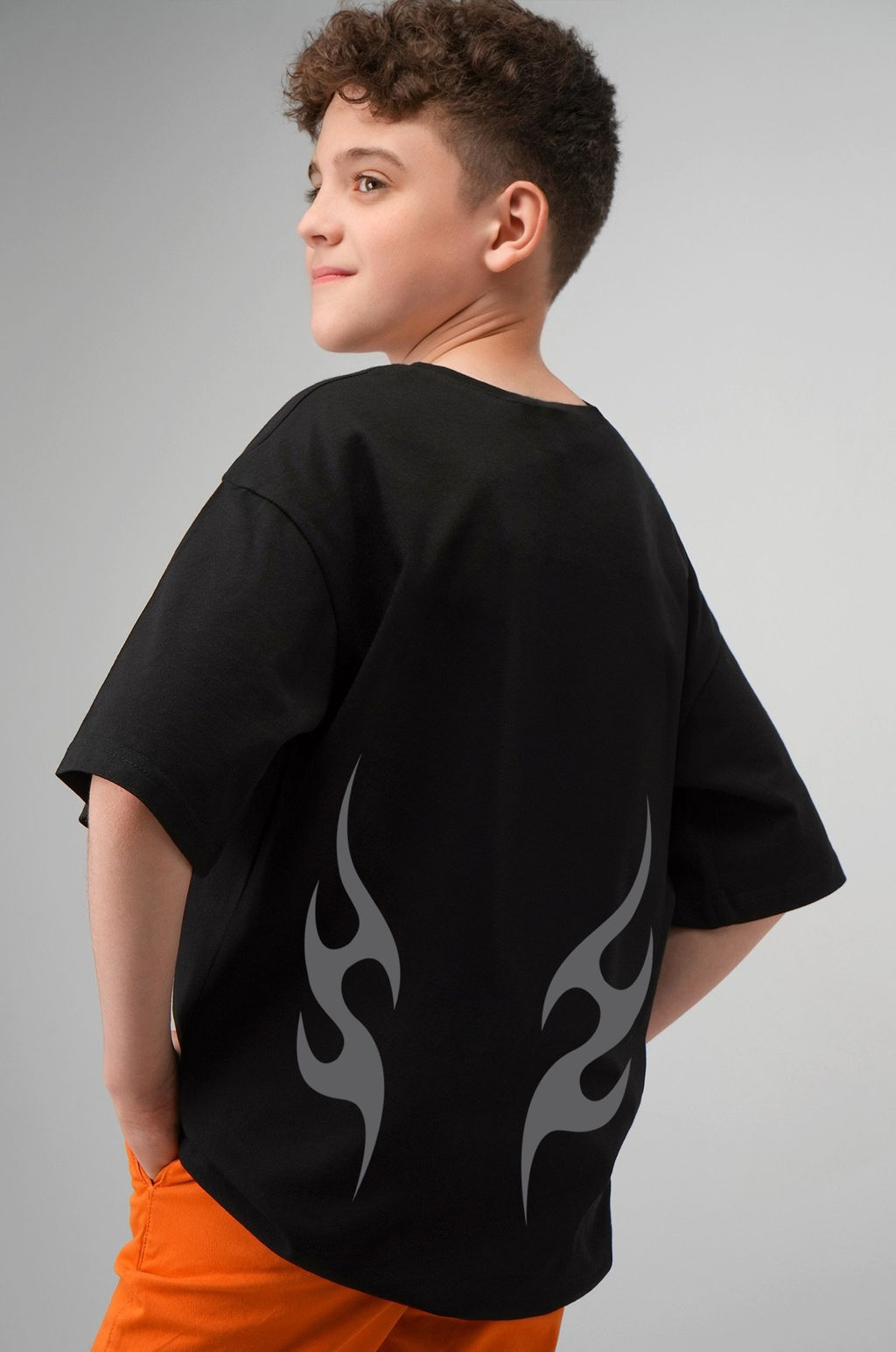 Детская футболка оверсайз Happyfox