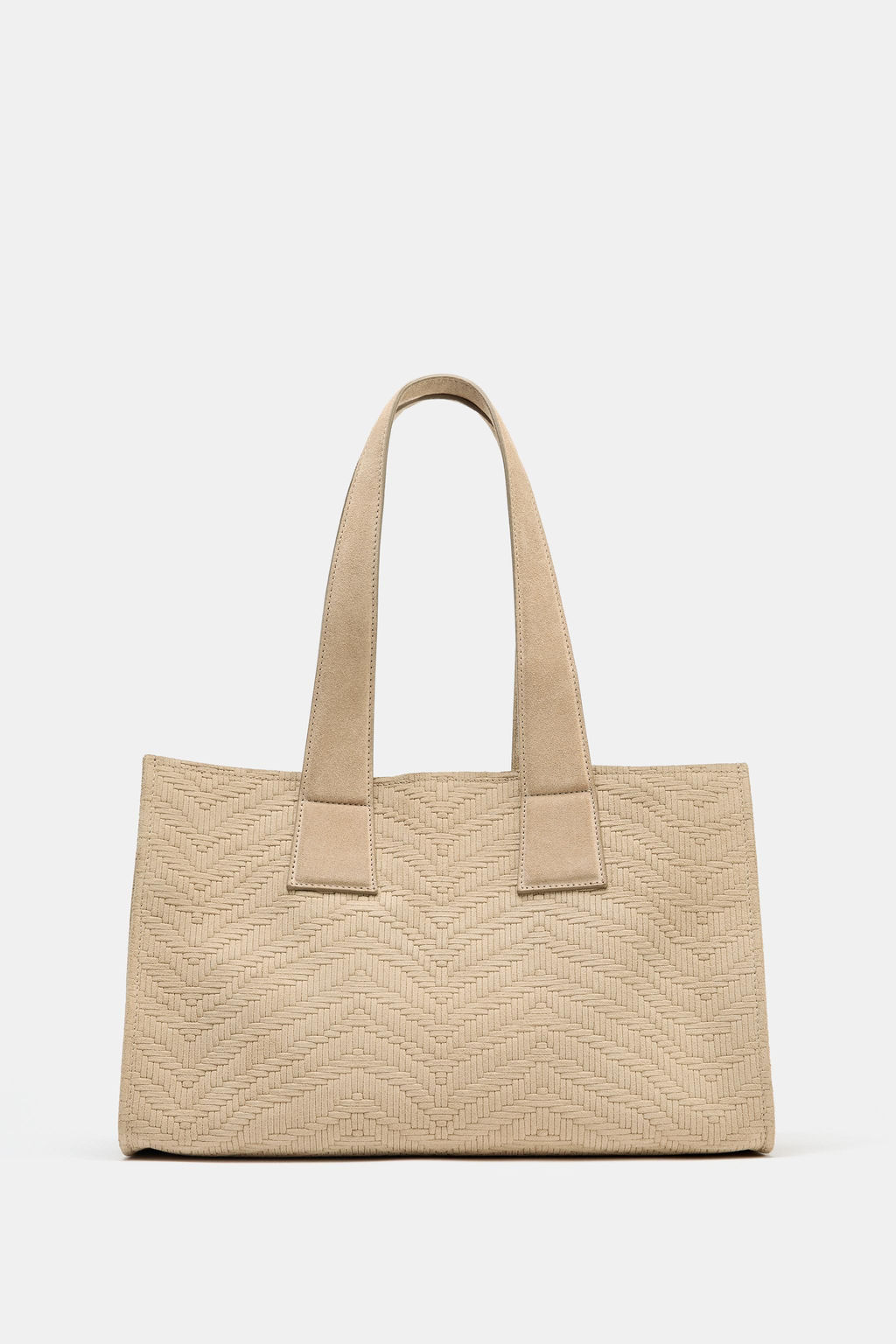 BRAIDED SUEDE SHOPPER - Zara фото 9