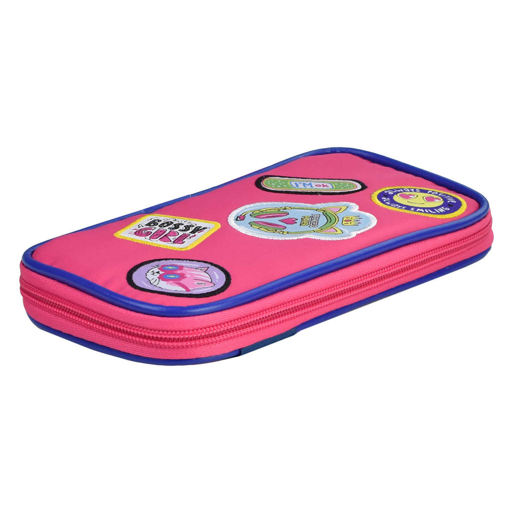 Пенал школьный Феникс+, арт.62349/ 24 НАШИВКИ  фото 3