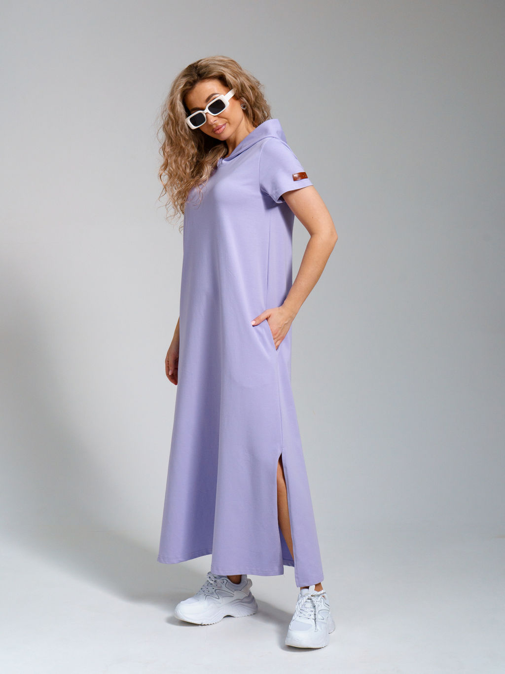 970 Платье-мантия "Лиловый"