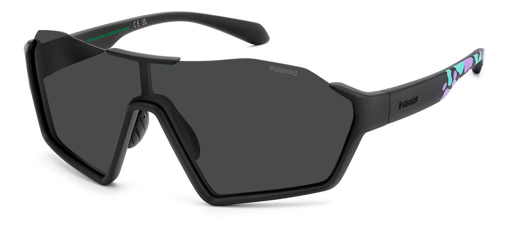 Солнцезащитные очки POLAROID PLD 7062/S Чёрный, мужские