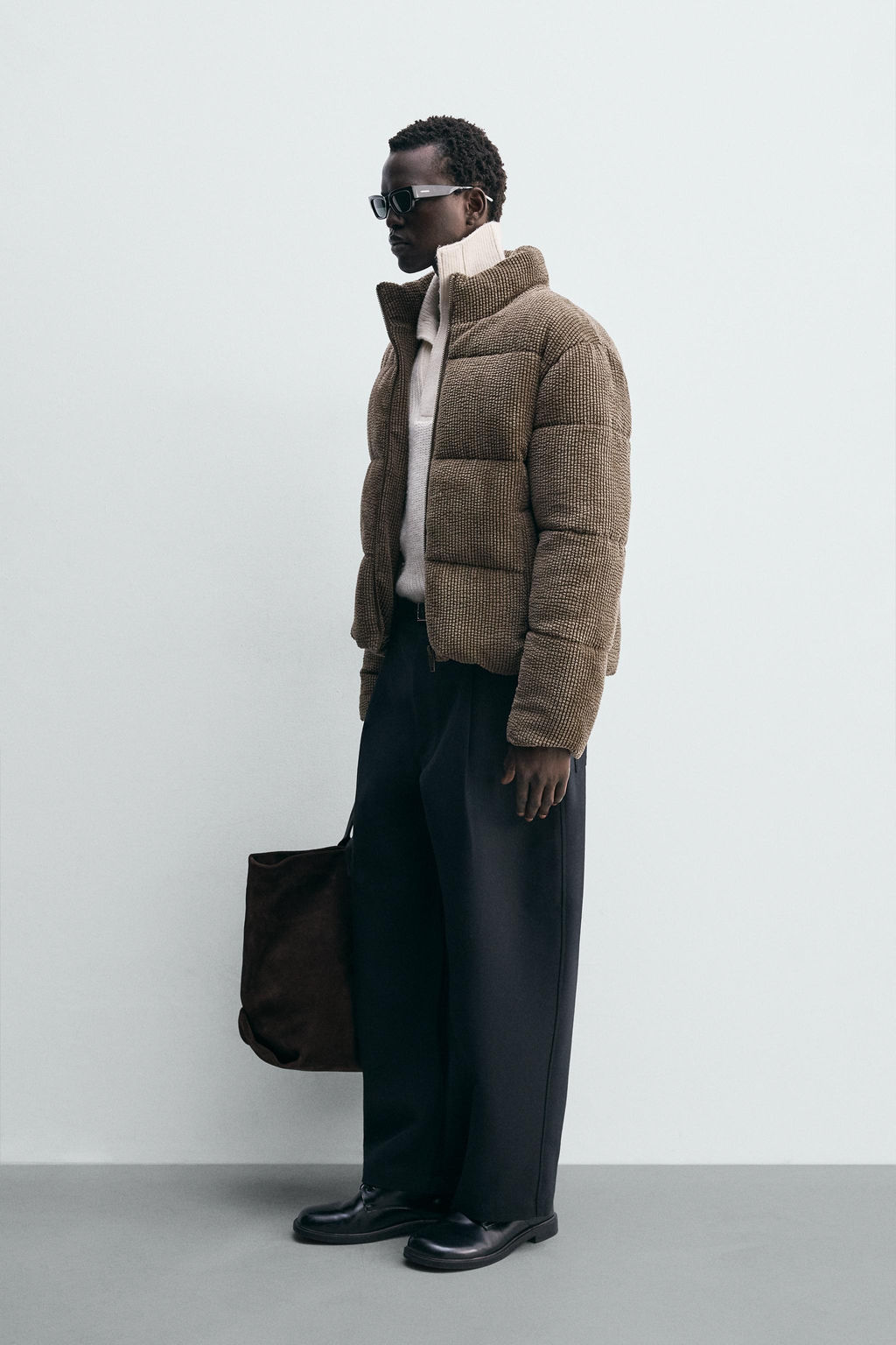 CORDUROY PUFFER JACKET - Zara фото 7