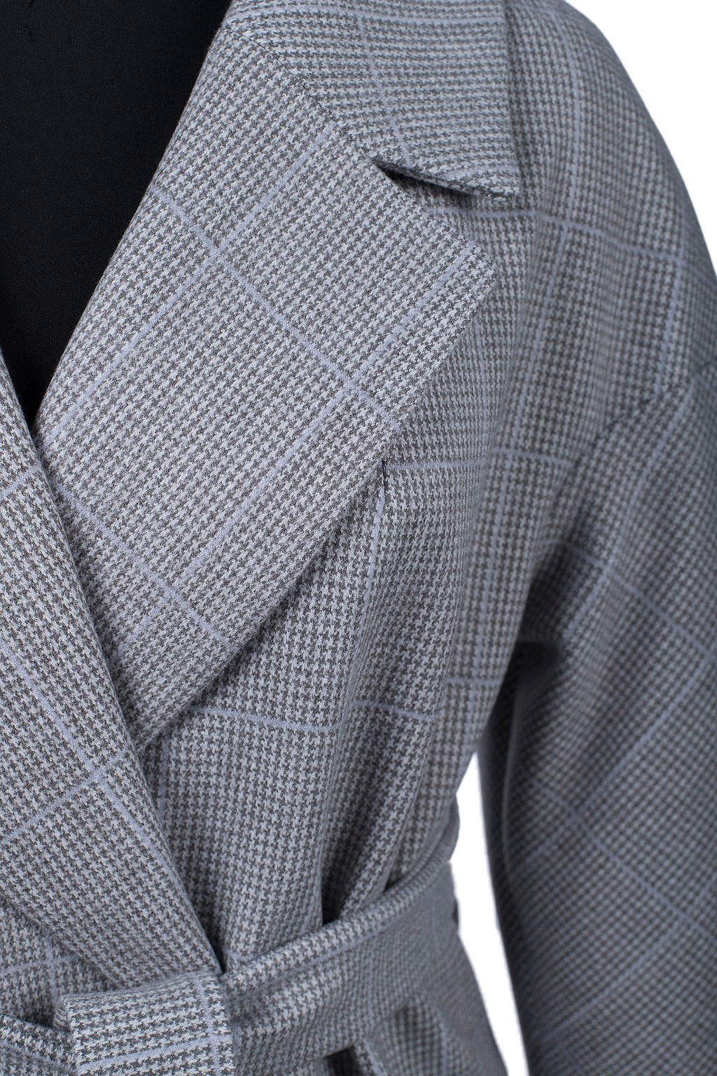 01-12274 Пальто женское демисезонное (пояс)