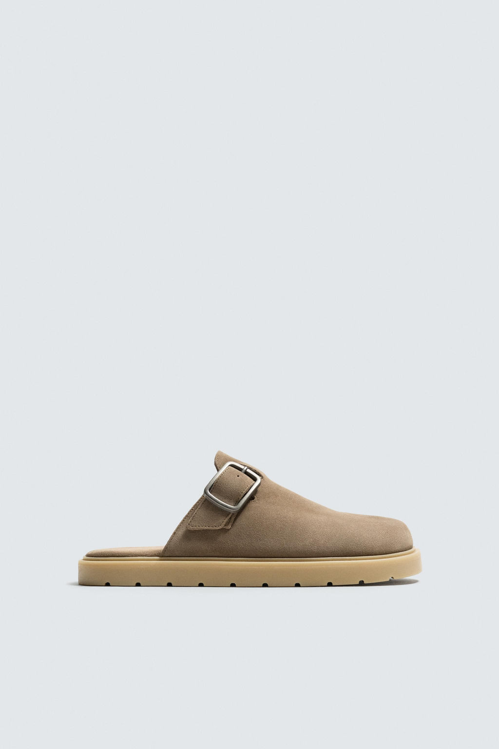 LEATHER BUCKLE CLOGS - Zara фото 2