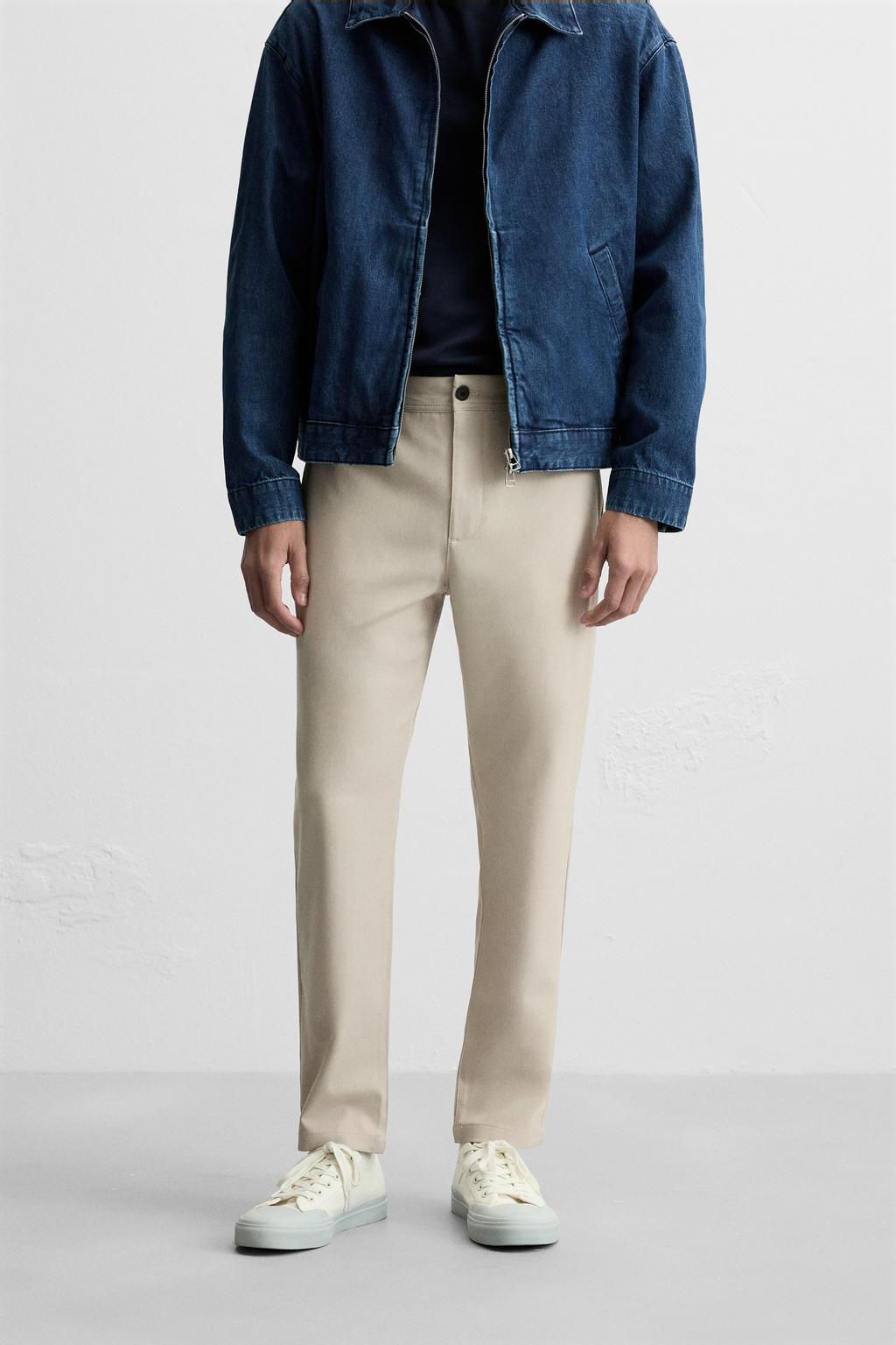 DOKULU RAHAT PANTOLON - Zara фото 27