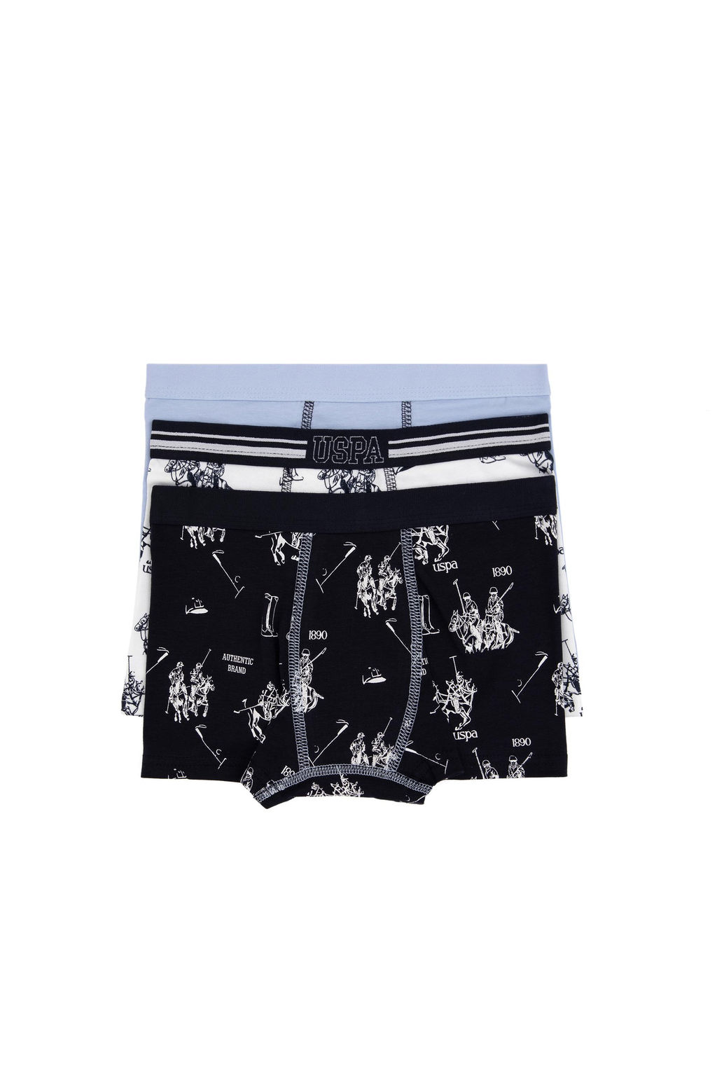 Erkek _ocuk 3l_ Boxer Tak_m - U.s. polo assn фото 2