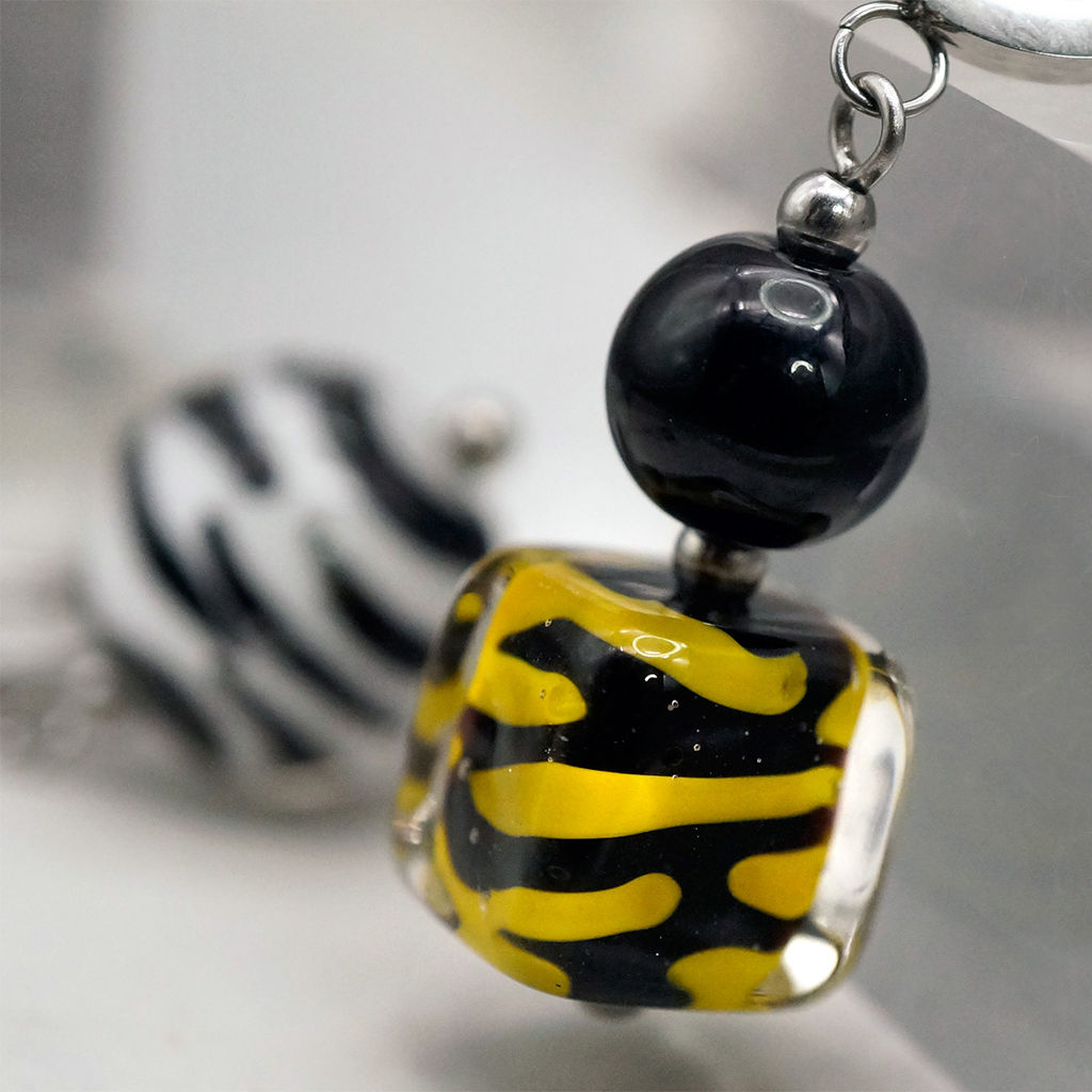 Серьги из муранского стекла SAFARI LS3450 - Vloes фото 5