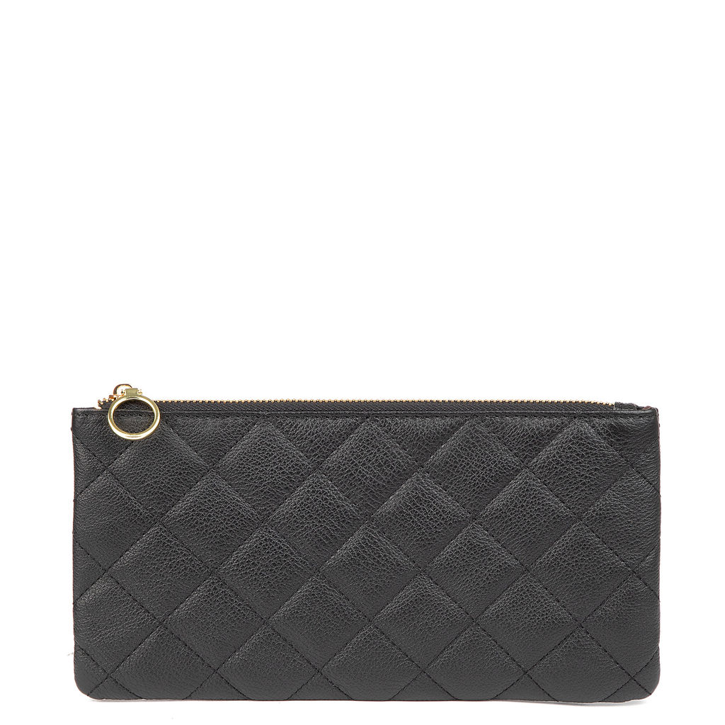 ВИДЕООБЗОР.. ZG3040 black женская стеганая сумка "тоут"  из натуральной кожи