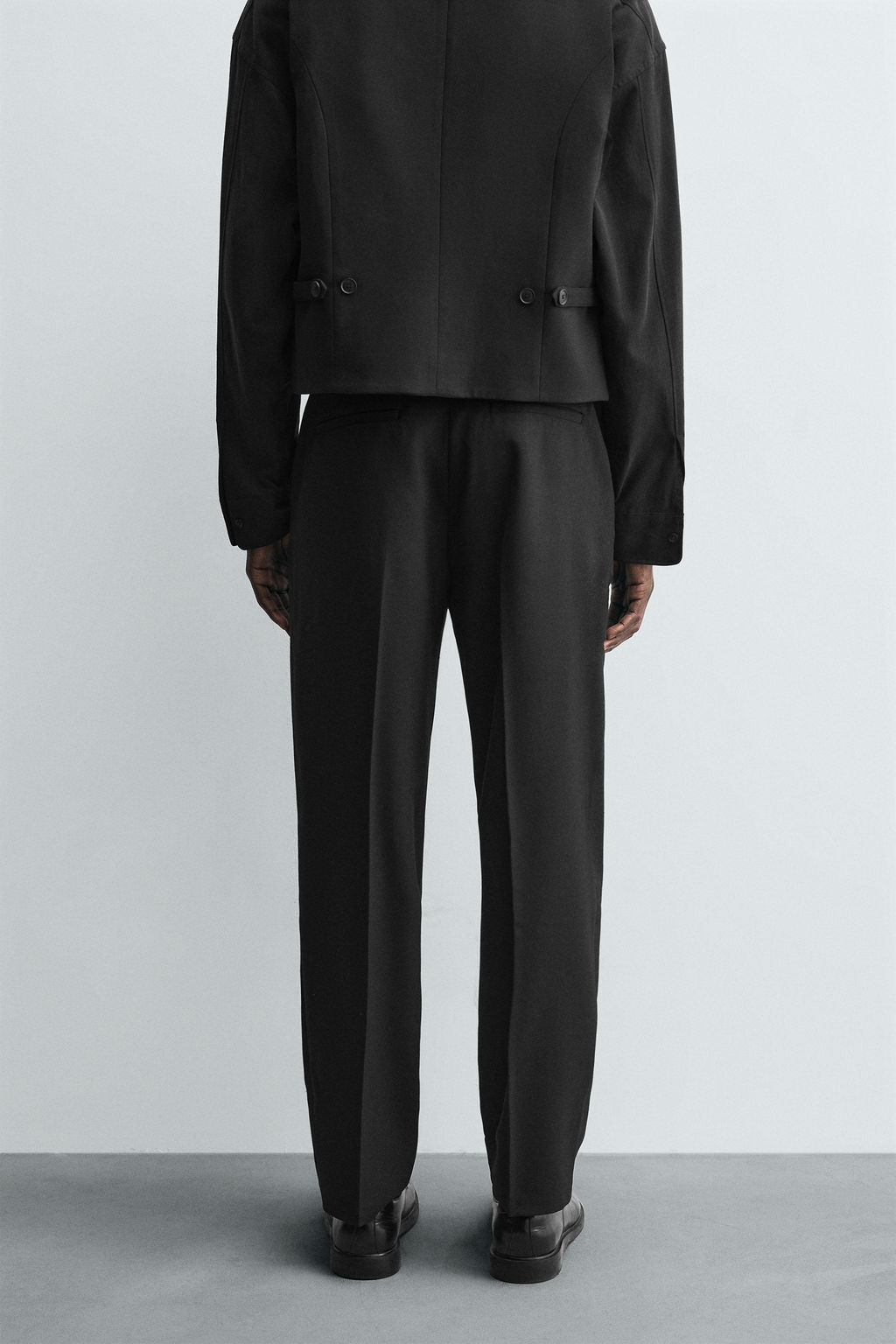TEXTURED SUIT TROUSERS - Zara фото 3