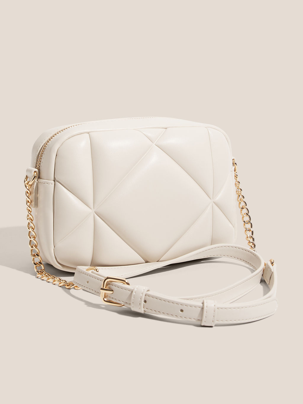 Кросс-боди LOVE MOSCHINO EMBOSSED Q Артикул 4561051, молочно-белый  фото 3
