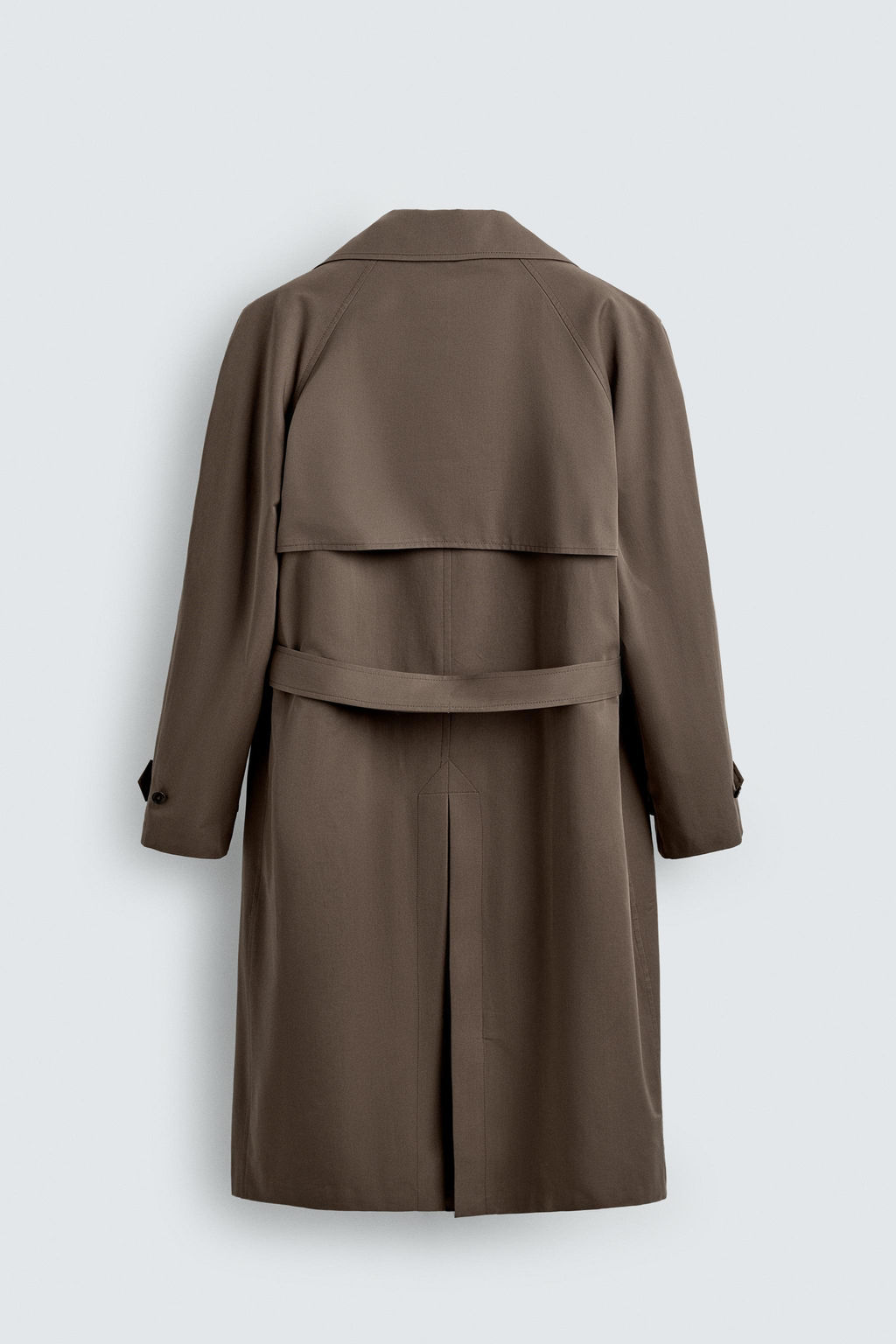 TRENCH WATER REPELLENT MANTECO® ORIGINS / Marr?n / Topo - Zara фото 9