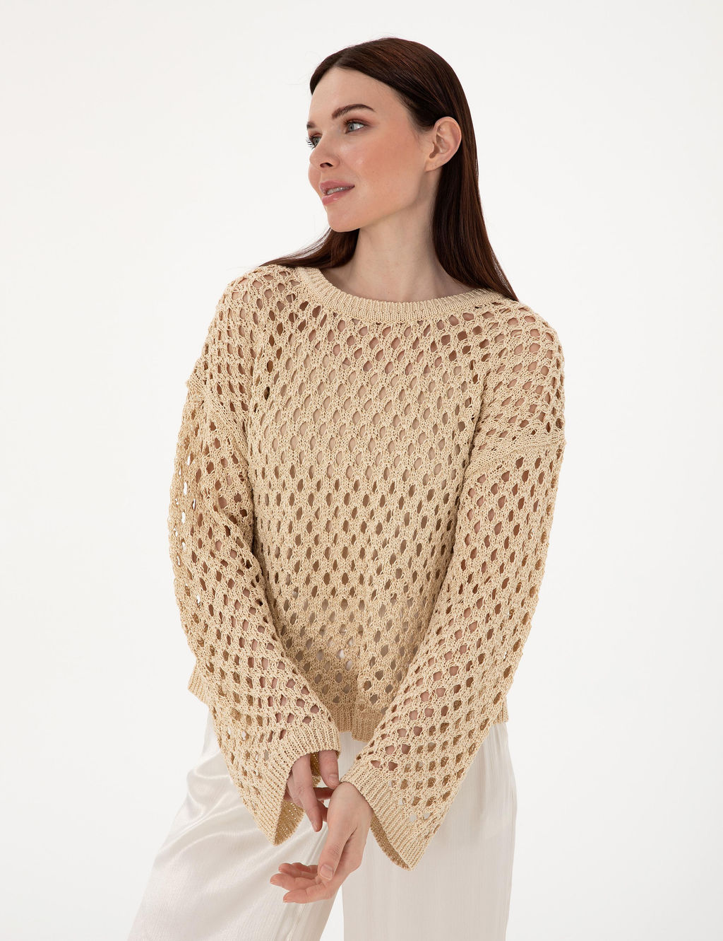 Bej Oversize Kazak - Pierre cardin фото 3