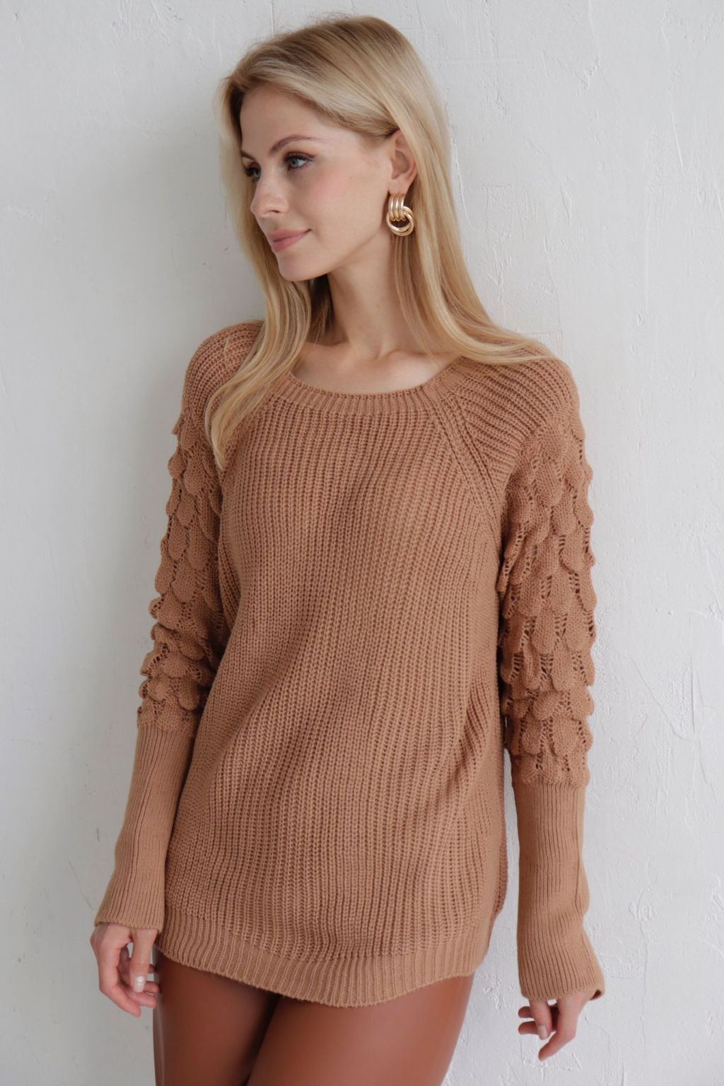 10006 Джемпер бежевый - Martichelli фото 17