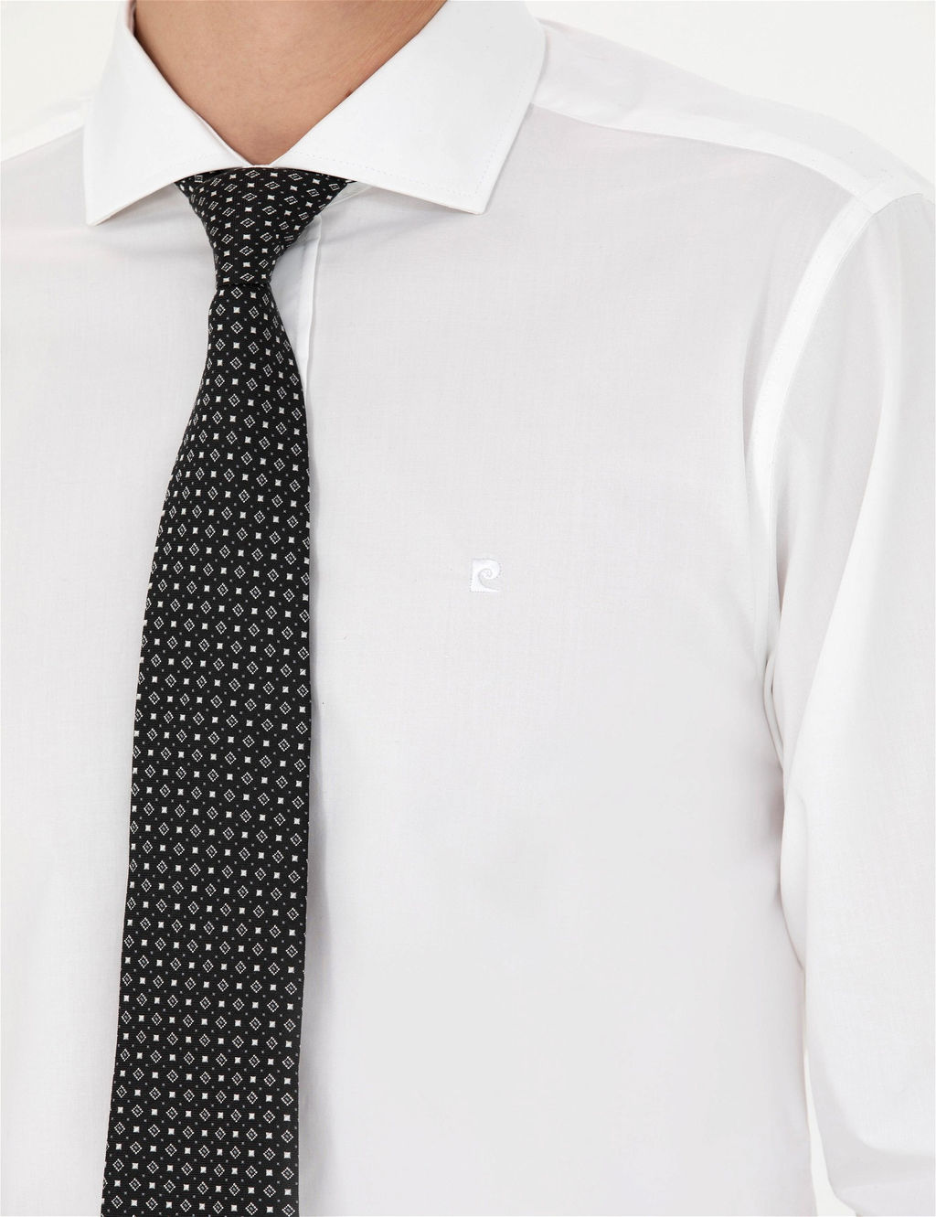 Beyaz Slim Fit Uzun Kollu G_mlek