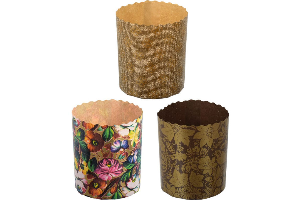 Набор бумажных форм для выпечки куличей "Пасхальный" 3 шт. арт. 11367 MARMITON