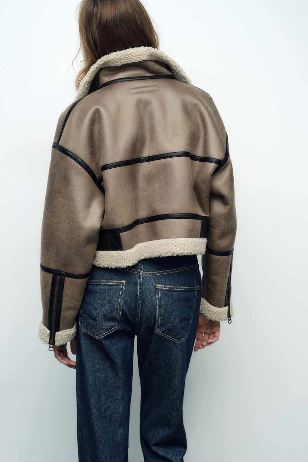 DOUBLE-FACED SHORT JACKET - Zara фото 17