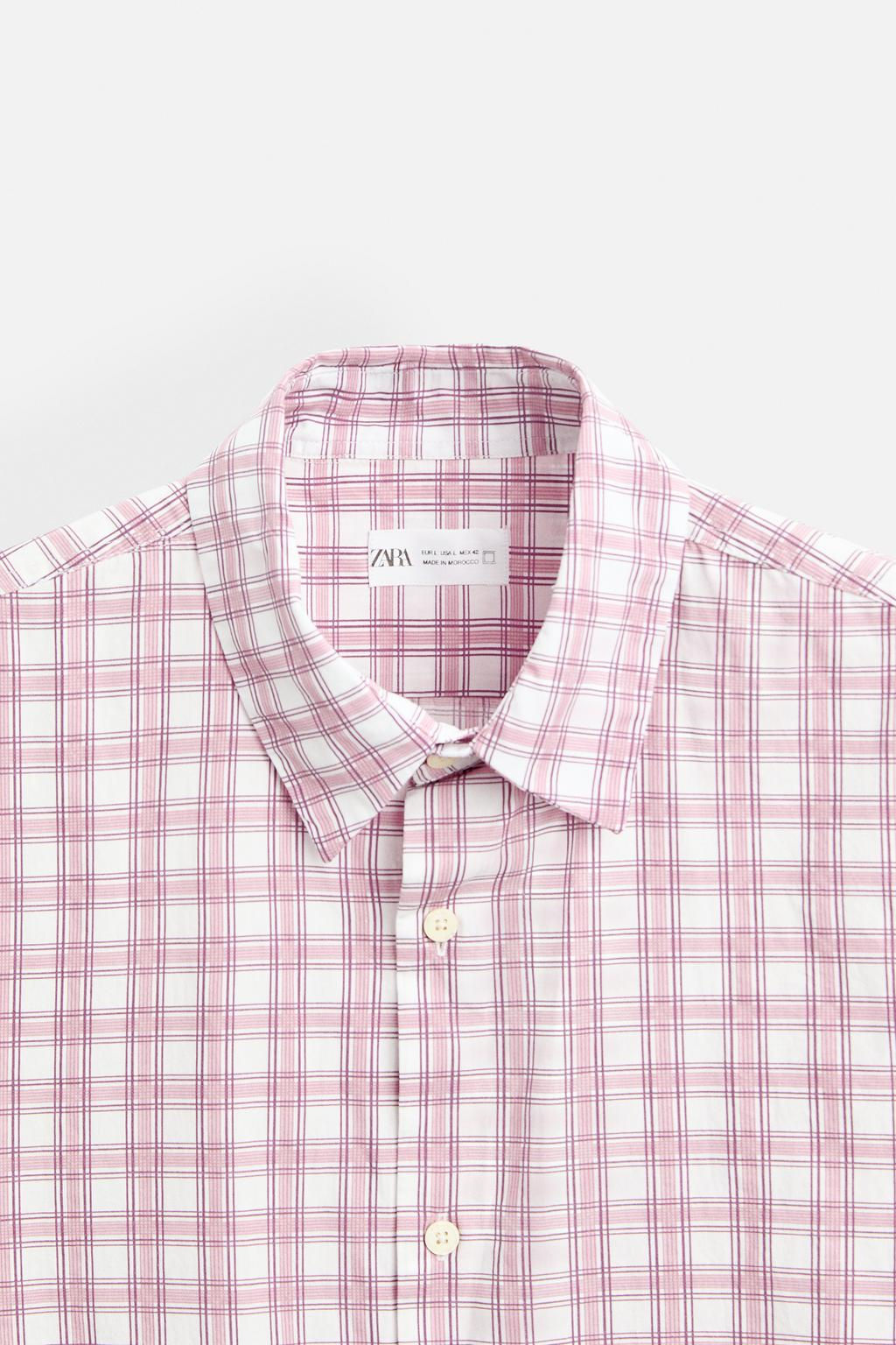 CHECK SHIRT - Zara фото 8